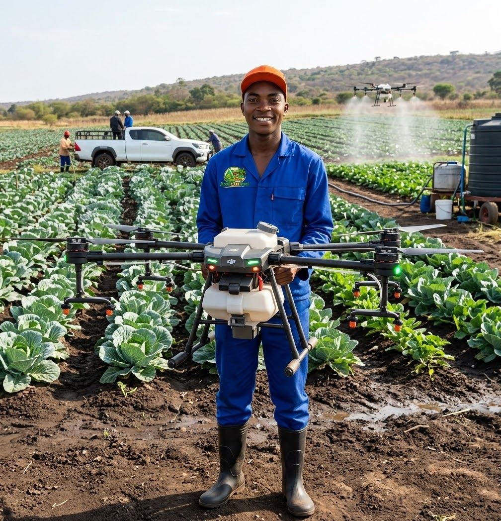 Traitement des cultures par drone